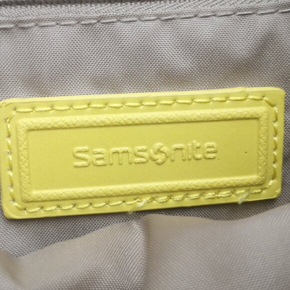 Samsonite Mustard Yellow Bucket Style Adjustable Straps Unisex Backpack - Picture 5 of 14